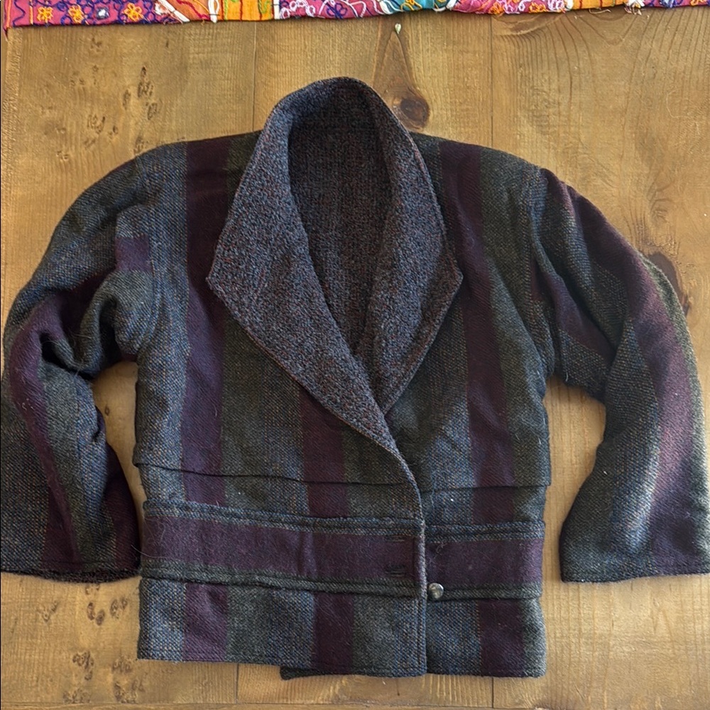 Vintage Women’s Wool Multicolor Jacket